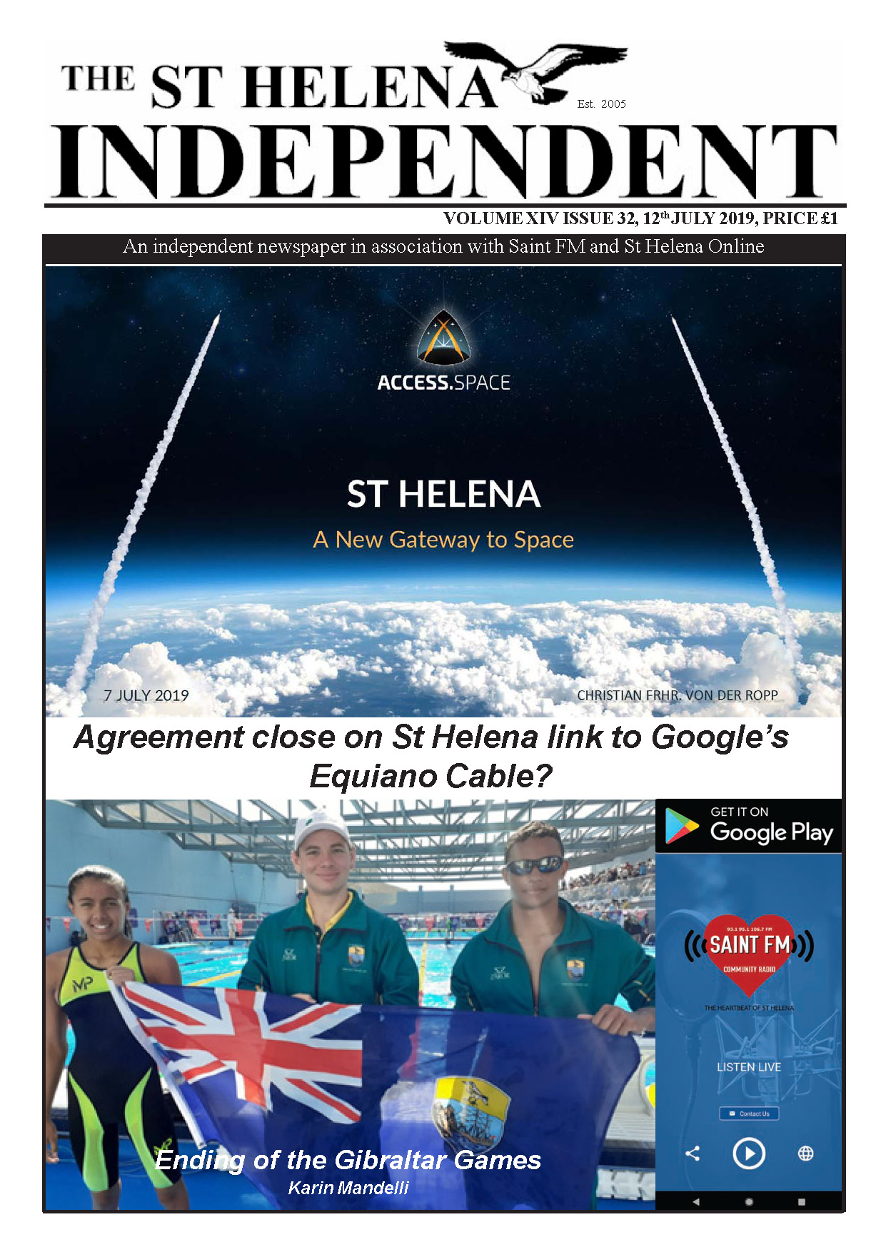 St Helena Independent 20190712