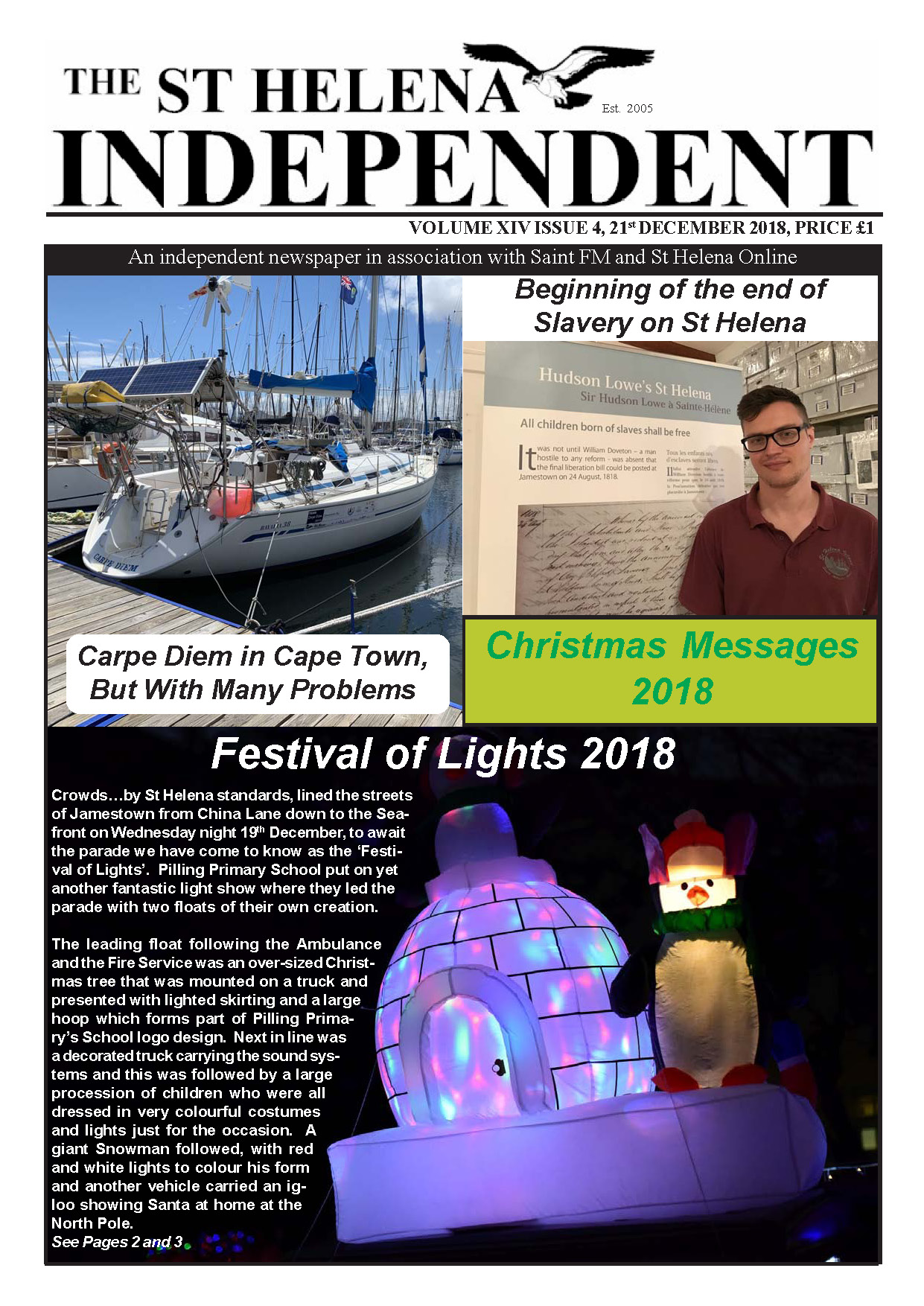 Saint Helena Independent 20181221