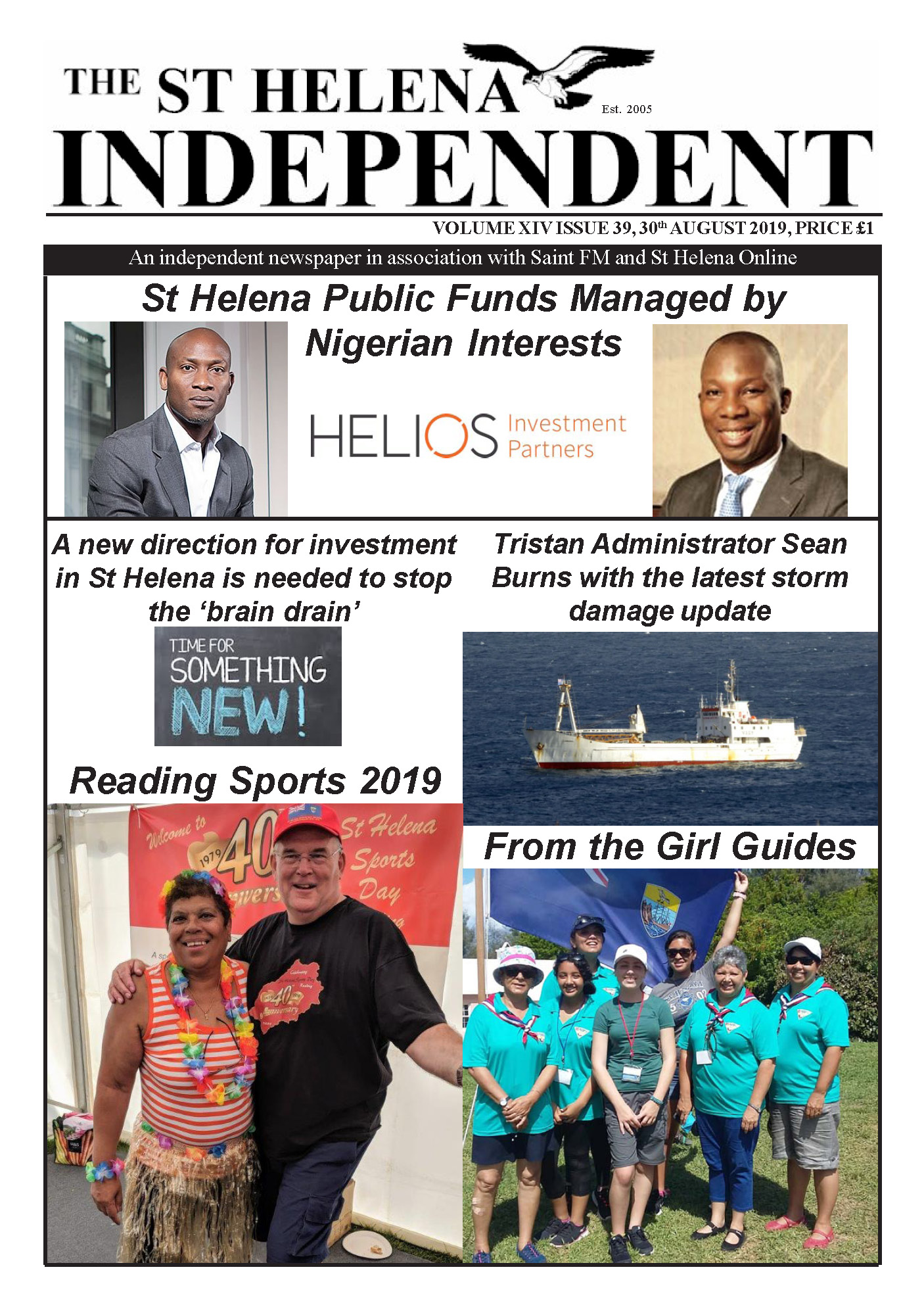 St Helena Independent 20190830 p1